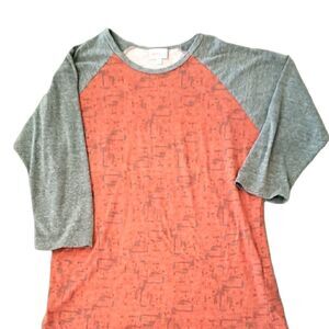 LuLaRoe || |Junior Large Comfy 3/4 Sleeve T shirt